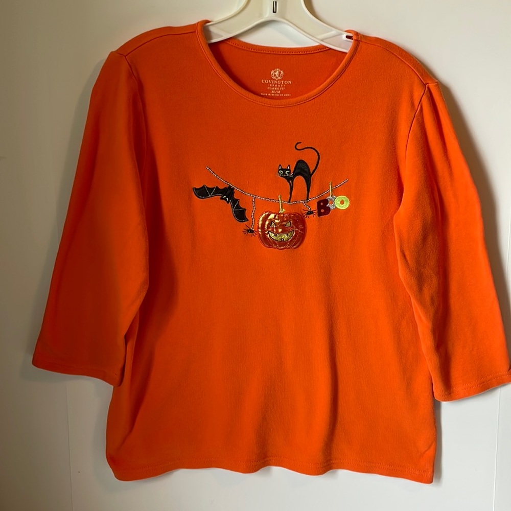 Covington Sports Women's Size Medium Halloween Top